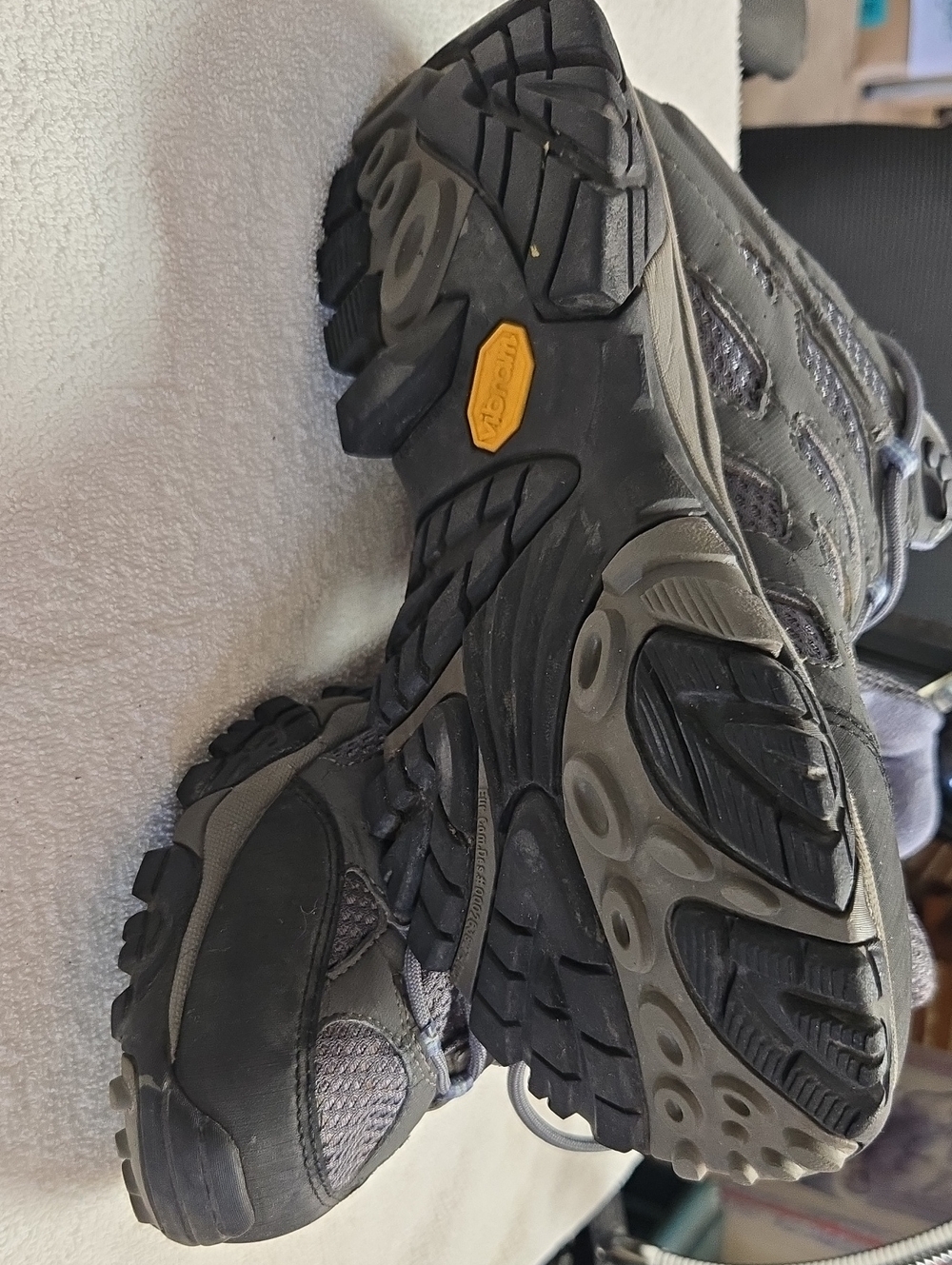 Merrell Women's Gray and Black Hiking Boots